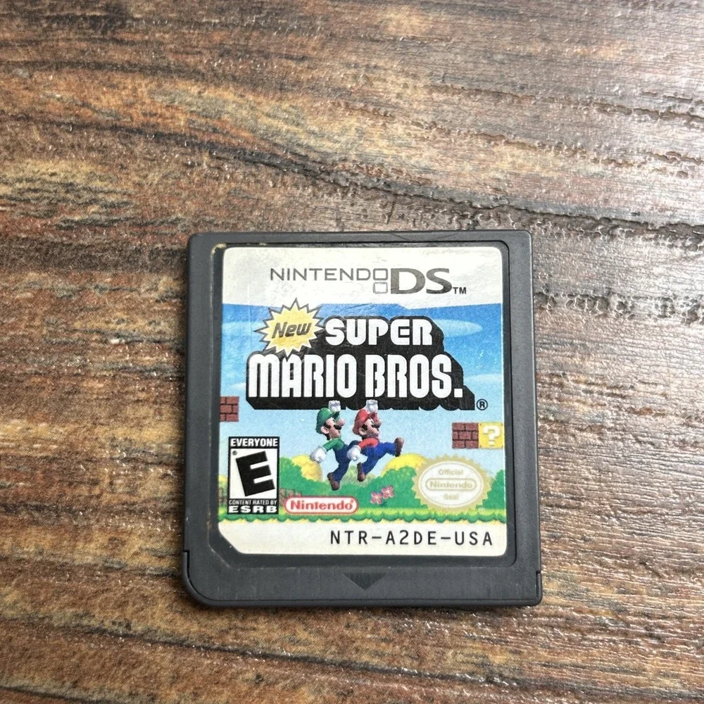 New Super Mario Bros Nintendo DS Original Multilingual Game Italian +‎ Manual*